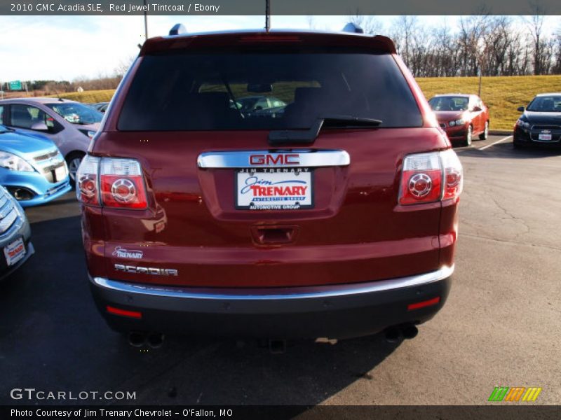 Red Jewel Tintcoat / Ebony 2010 GMC Acadia SLE