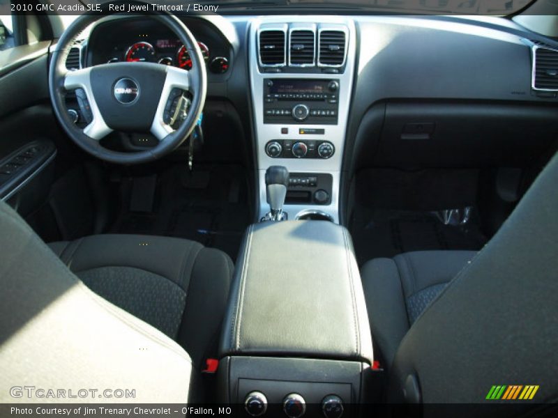 Red Jewel Tintcoat / Ebony 2010 GMC Acadia SLE