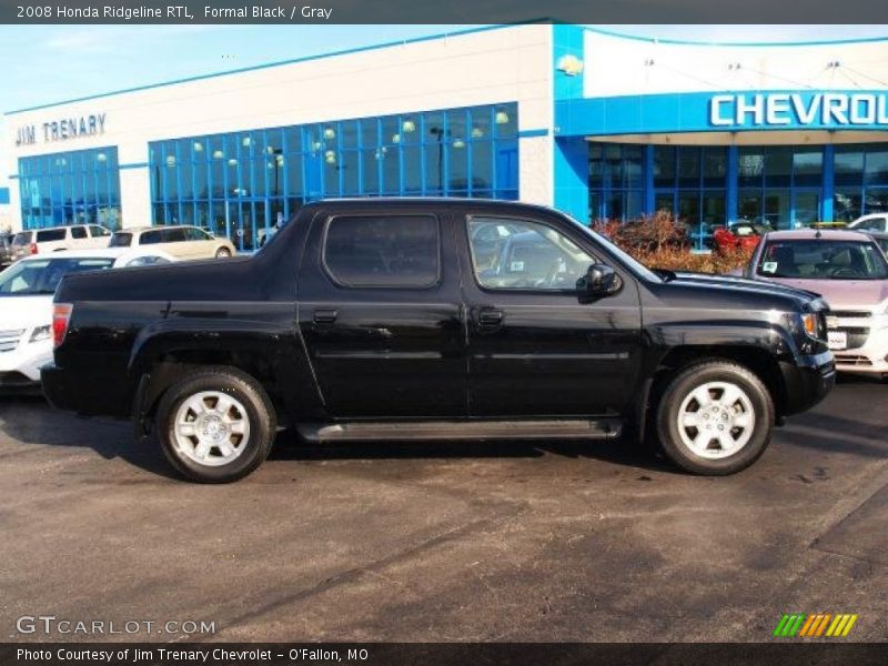 Formal Black / Gray 2008 Honda Ridgeline RTL