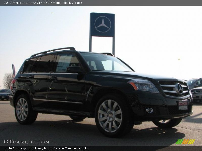 Black / Black 2012 Mercedes-Benz GLK 350 4Matic