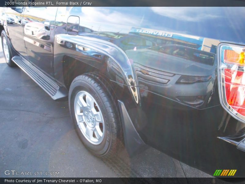 Formal Black / Gray 2008 Honda Ridgeline RTL