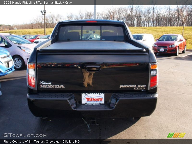 Formal Black / Gray 2008 Honda Ridgeline RTL