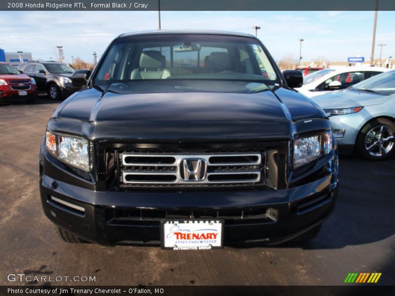 Formal Black / Gray 2008 Honda Ridgeline RTL