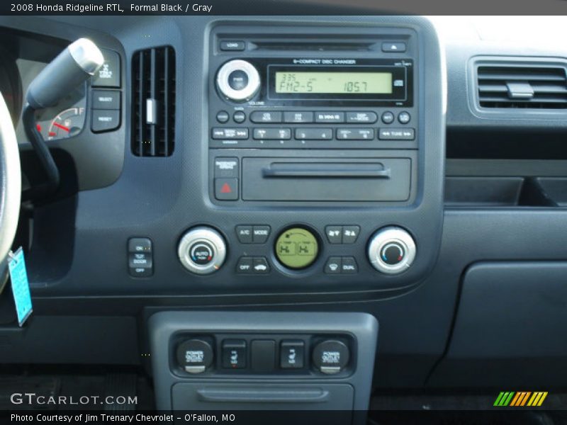 Formal Black / Gray 2008 Honda Ridgeline RTL