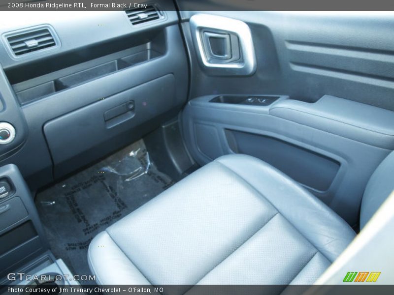 Formal Black / Gray 2008 Honda Ridgeline RTL