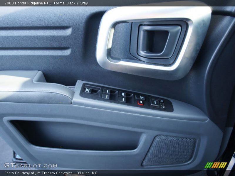 Formal Black / Gray 2008 Honda Ridgeline RTL