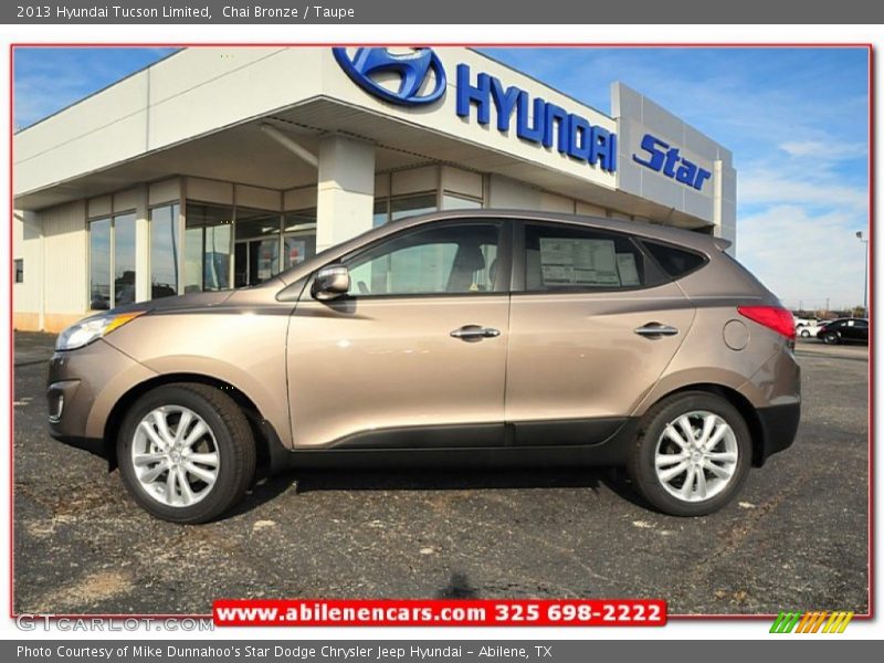 Chai Bronze / Taupe 2013 Hyundai Tucson Limited