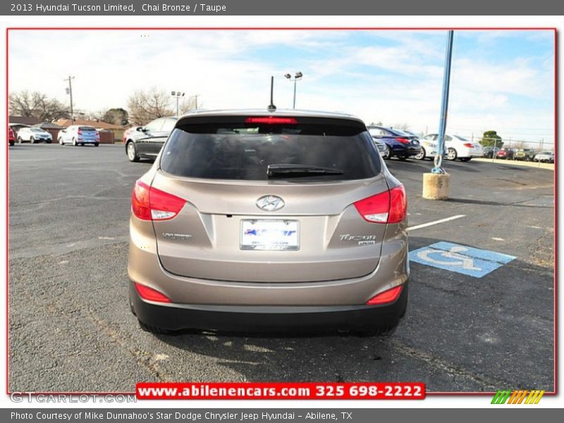 Chai Bronze / Taupe 2013 Hyundai Tucson Limited