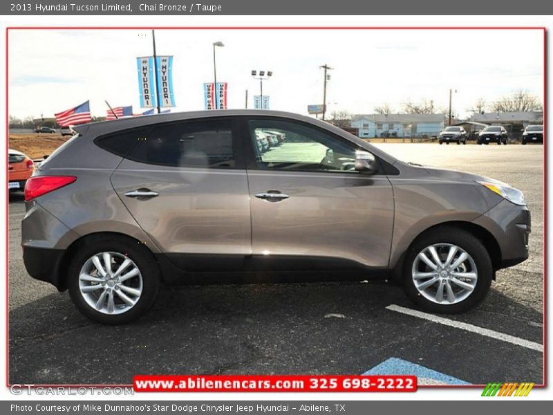 Chai Bronze / Taupe 2013 Hyundai Tucson Limited