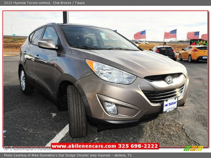 Chai Bronze / Taupe 2013 Hyundai Tucson Limited