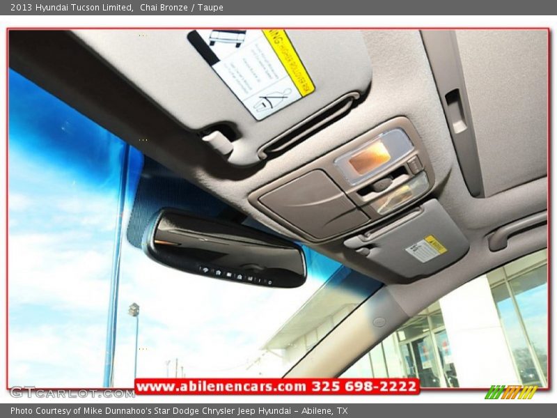 Chai Bronze / Taupe 2013 Hyundai Tucson Limited