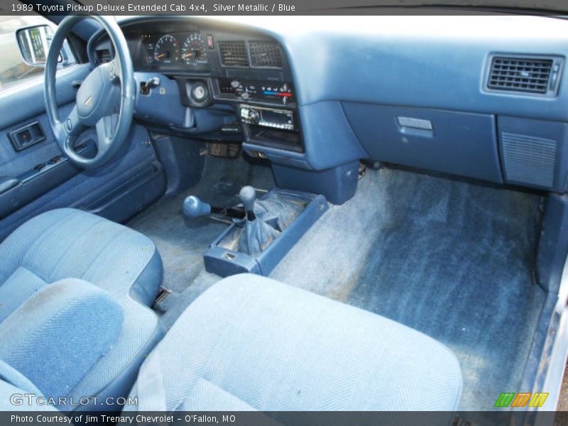  1989 Pickup Deluxe Extended Cab 4x4 Blue Interior