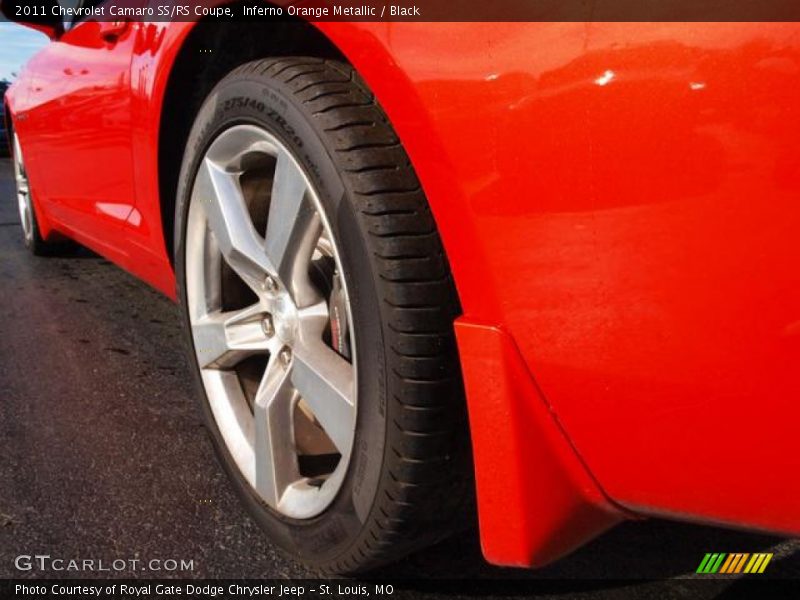 Inferno Orange Metallic / Black 2011 Chevrolet Camaro SS/RS Coupe