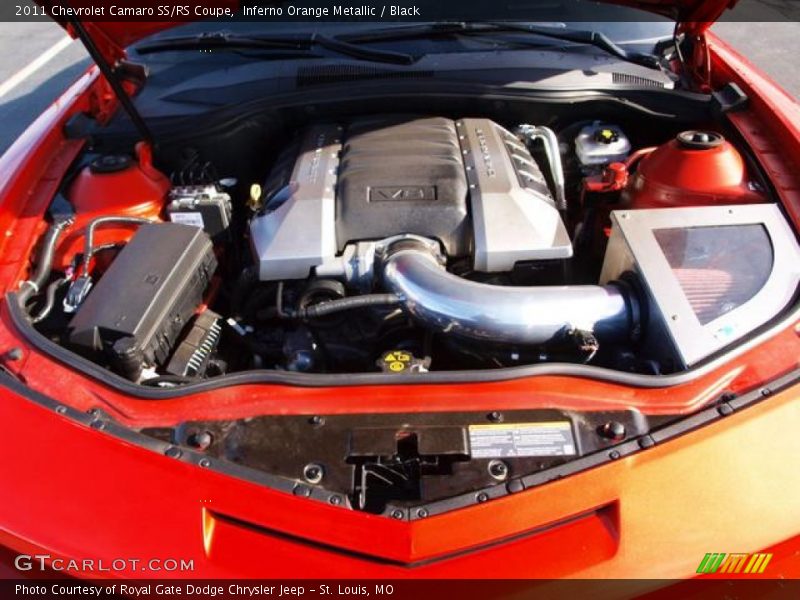 Inferno Orange Metallic / Black 2011 Chevrolet Camaro SS/RS Coupe