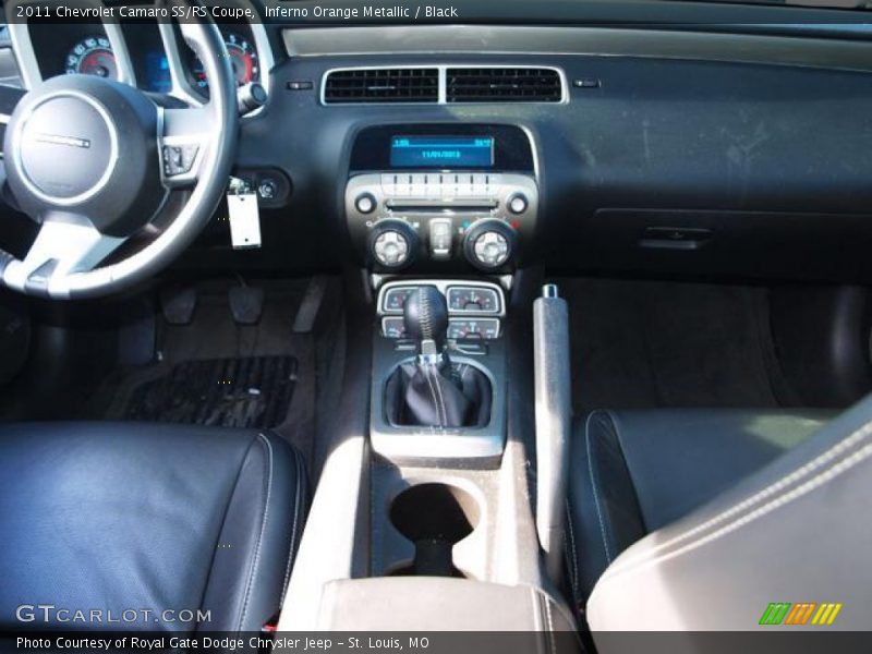 Inferno Orange Metallic / Black 2011 Chevrolet Camaro SS/RS Coupe