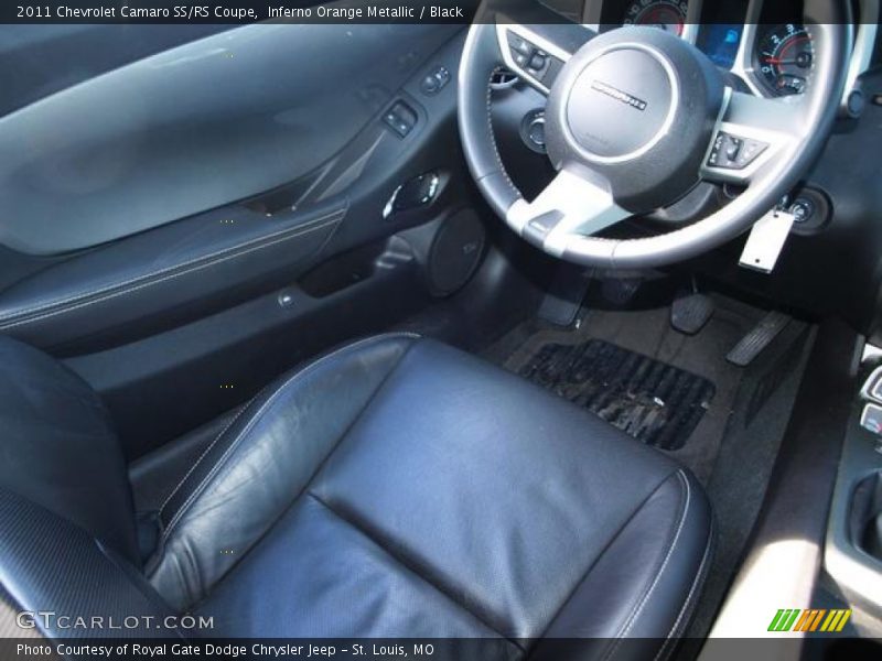 Inferno Orange Metallic / Black 2011 Chevrolet Camaro SS/RS Coupe