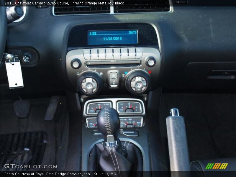 Inferno Orange Metallic / Black 2011 Chevrolet Camaro SS/RS Coupe