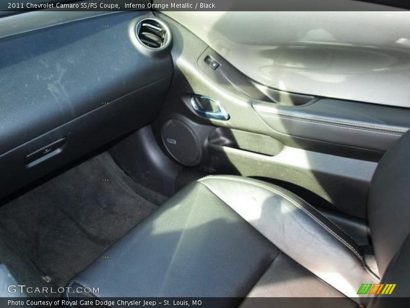Inferno Orange Metallic / Black 2011 Chevrolet Camaro SS/RS Coupe