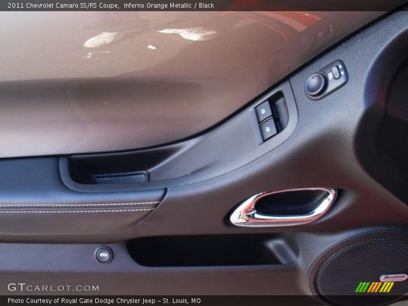 Inferno Orange Metallic / Black 2011 Chevrolet Camaro SS/RS Coupe