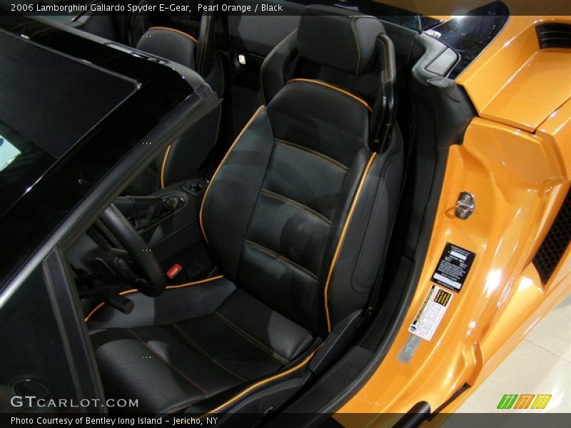 Pearl Orange / Black 2006 Lamborghini Gallardo Spyder E-Gear