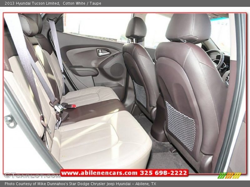 Cotton White / Taupe 2013 Hyundai Tucson Limited