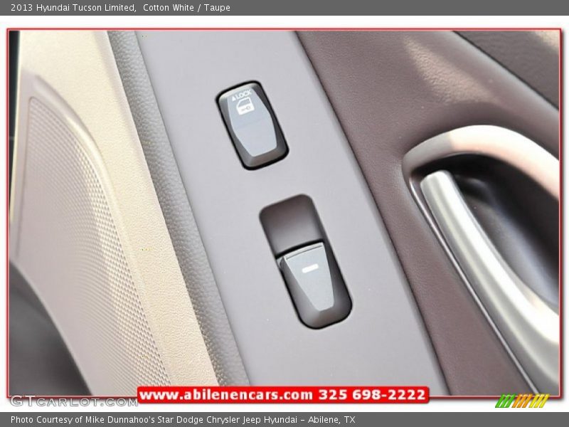 Cotton White / Taupe 2013 Hyundai Tucson Limited