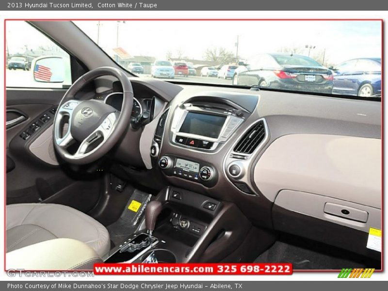 Cotton White / Taupe 2013 Hyundai Tucson Limited