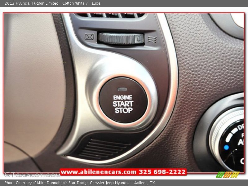 Cotton White / Taupe 2013 Hyundai Tucson Limited