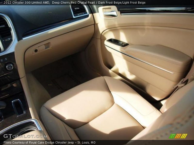 Deep Cherry Red Crystal Pearl / Dark Frost Beige/Light Frost Beige 2012 Chrysler 300 Limited AWD