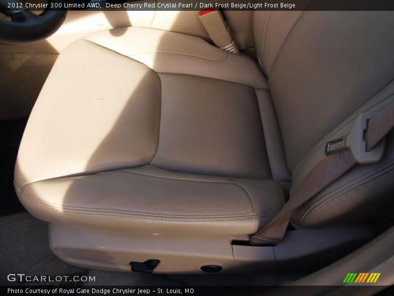 Deep Cherry Red Crystal Pearl / Dark Frost Beige/Light Frost Beige 2012 Chrysler 300 Limited AWD