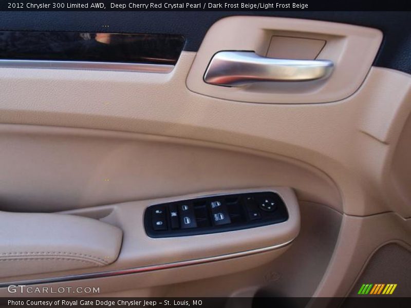 Deep Cherry Red Crystal Pearl / Dark Frost Beige/Light Frost Beige 2012 Chrysler 300 Limited AWD