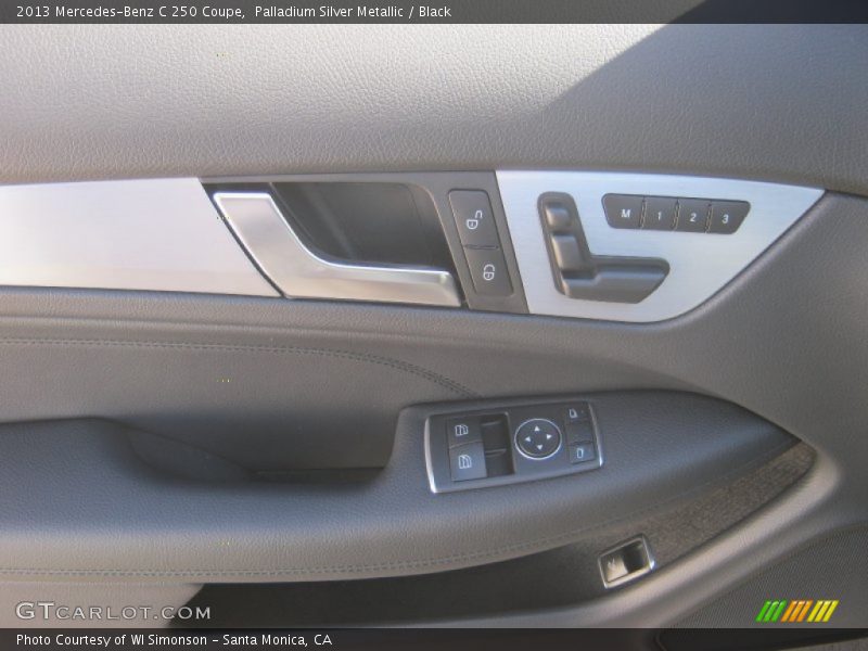 Palladium Silver Metallic / Black 2013 Mercedes-Benz C 250 Coupe
