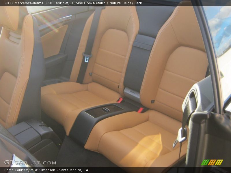 Olivine Grey Metallic / Natural Beige/Black 2013 Mercedes-Benz E 350 Cabriolet