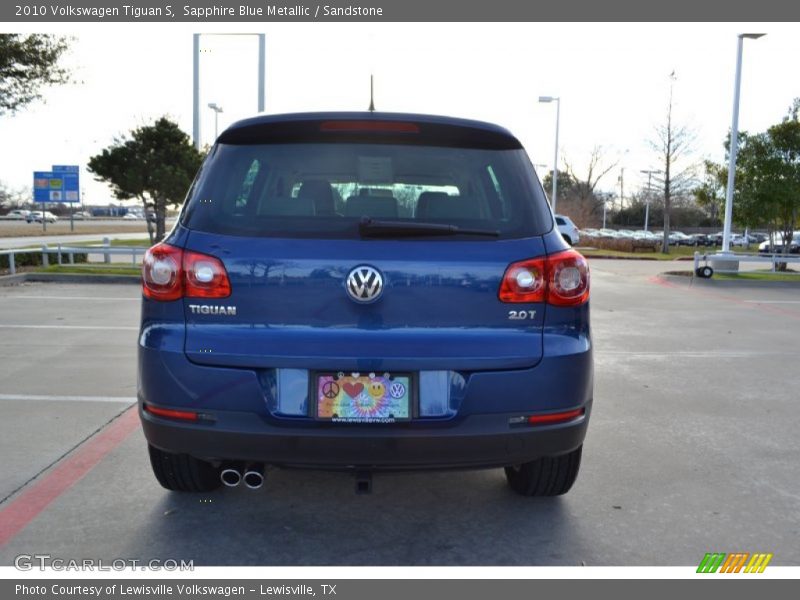 Sapphire Blue Metallic / Sandstone 2010 Volkswagen Tiguan S