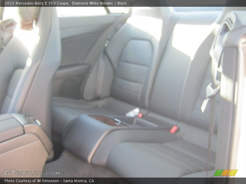 Diamond White Metallic / Black 2013 Mercedes-Benz E 350 Coupe