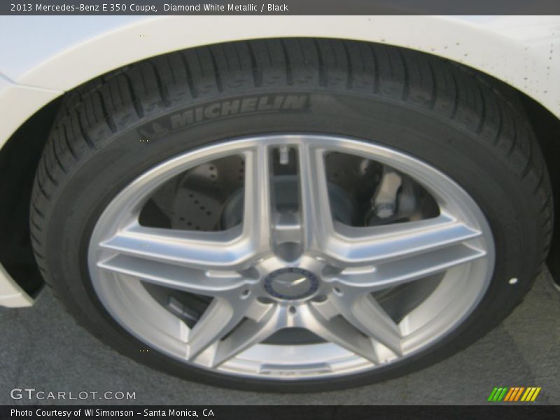 Diamond White Metallic / Black 2013 Mercedes-Benz E 350 Coupe