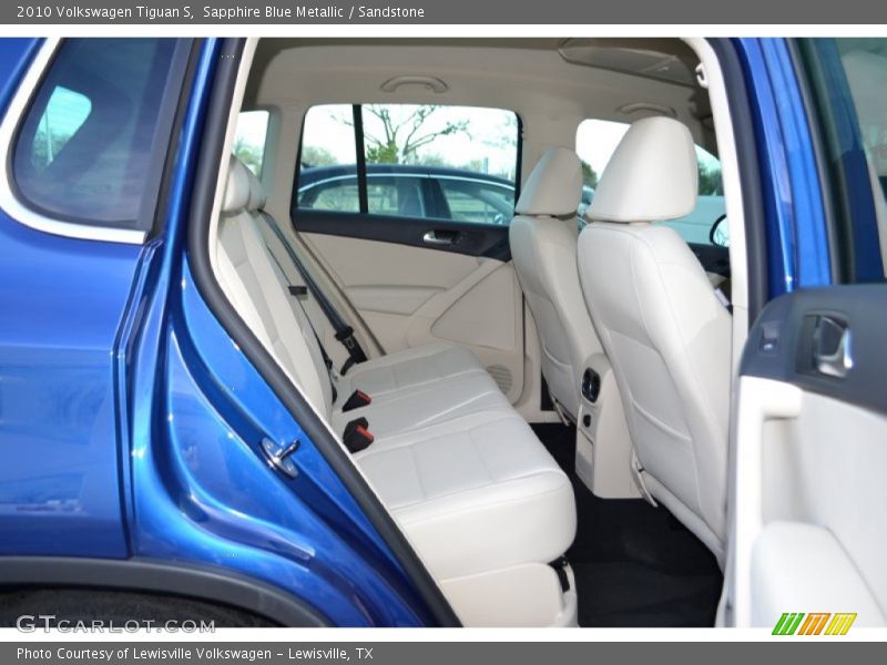 Sapphire Blue Metallic / Sandstone 2010 Volkswagen Tiguan S