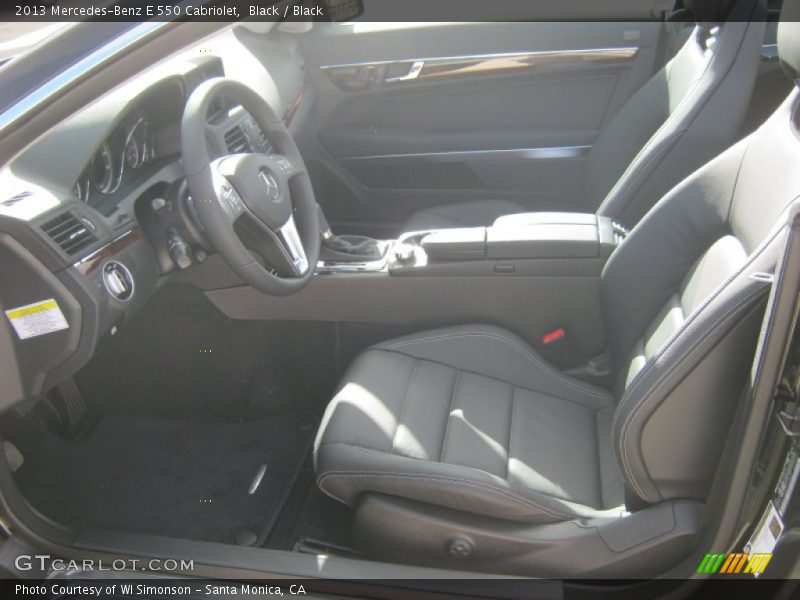 Black / Black 2013 Mercedes-Benz E 550 Cabriolet