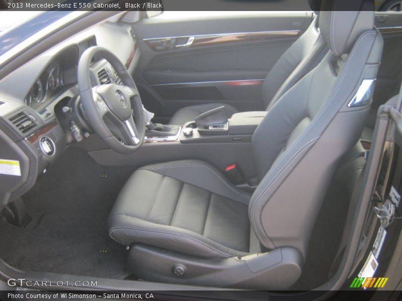  2013 E 550 Cabriolet Black Interior
