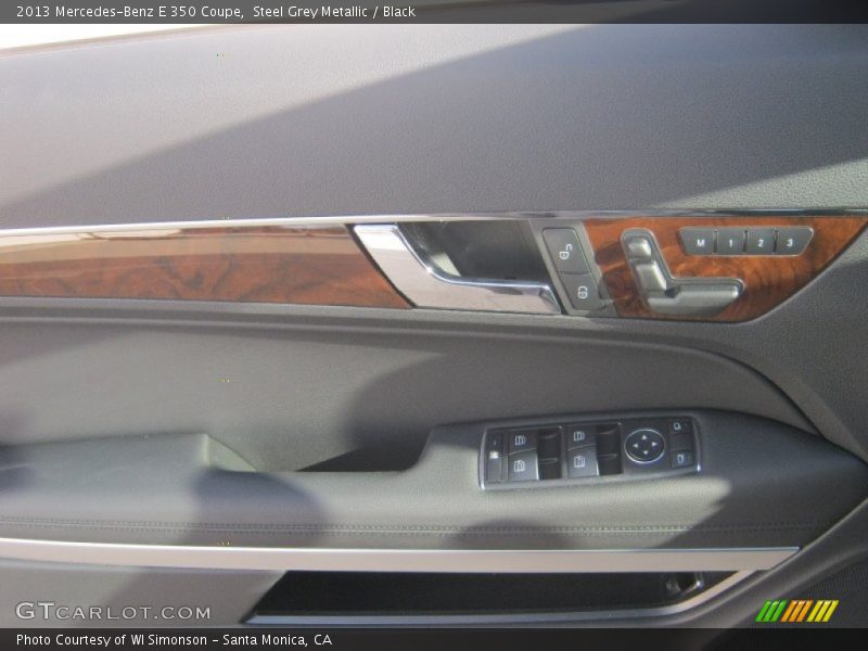 Steel Grey Metallic / Black 2013 Mercedes-Benz E 350 Coupe