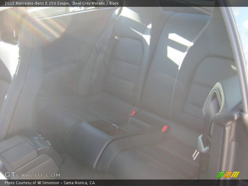 Steel Grey Metallic / Black 2013 Mercedes-Benz E 350 Coupe