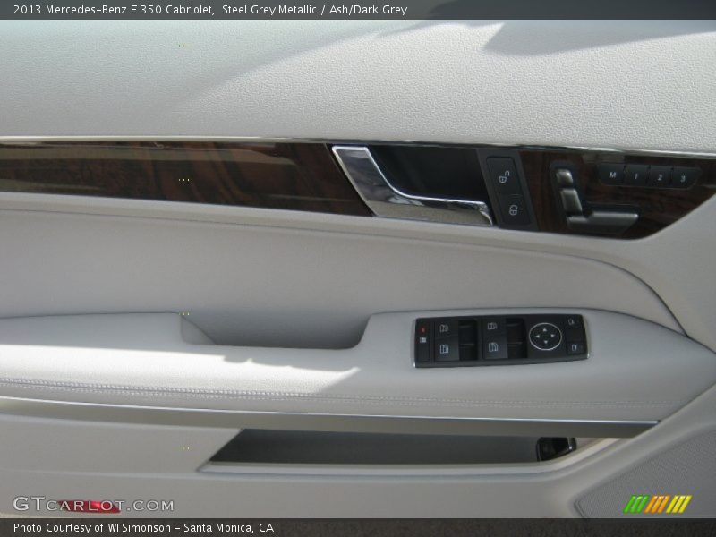 Steel Grey Metallic / Ash/Dark Grey 2013 Mercedes-Benz E 350 Cabriolet