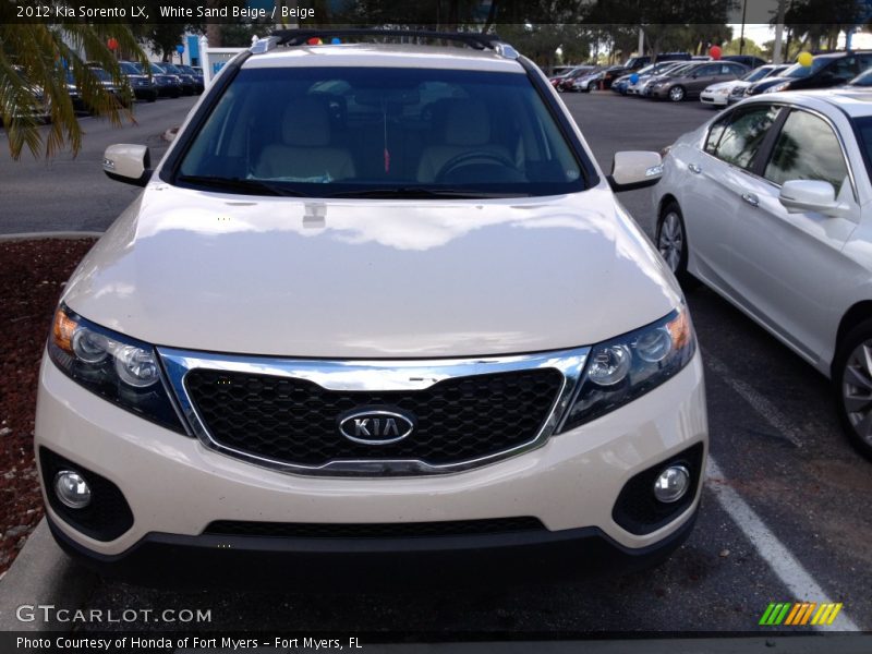 White Sand Beige / Beige 2012 Kia Sorento LX