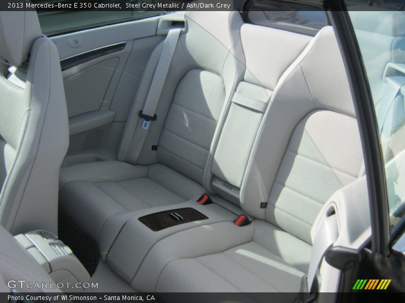 Steel Grey Metallic / Ash/Dark Grey 2013 Mercedes-Benz E 350 Cabriolet