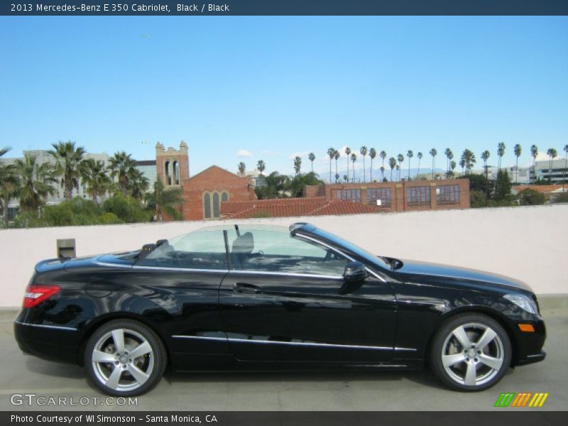 Black / Black 2013 Mercedes-Benz E 350 Cabriolet