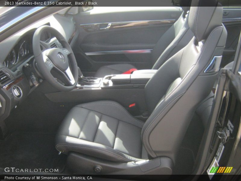 Black / Black 2013 Mercedes-Benz E 350 Cabriolet