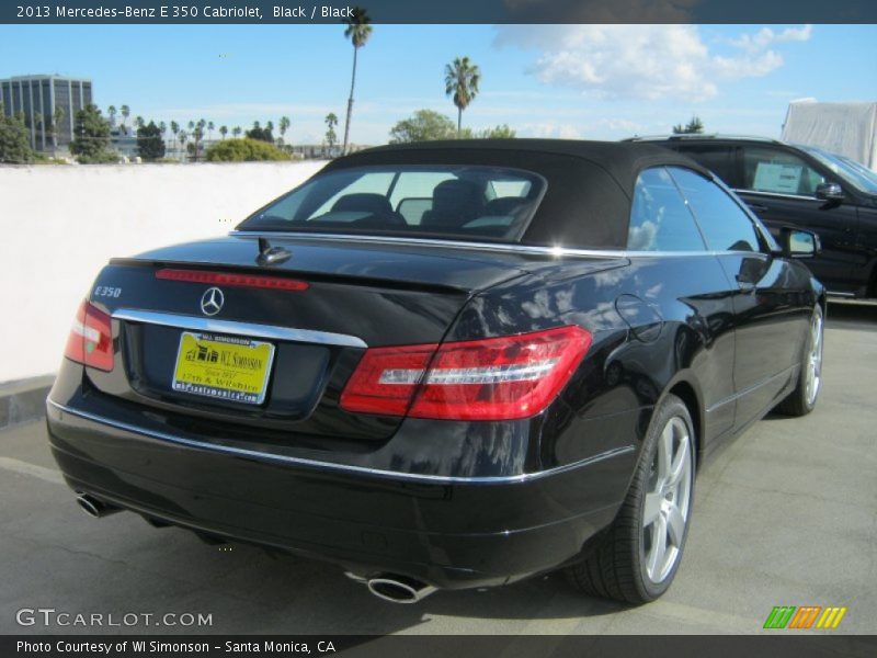 Black / Black 2013 Mercedes-Benz E 350 Cabriolet