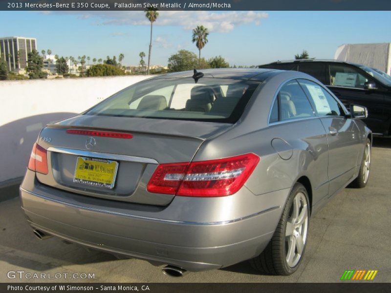 Palladium Silver Metallic / Almond/Mocha 2013 Mercedes-Benz E 350 Coupe