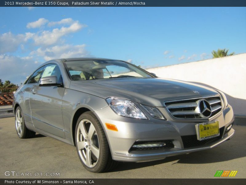 Palladium Silver Metallic / Almond/Mocha 2013 Mercedes-Benz E 350 Coupe