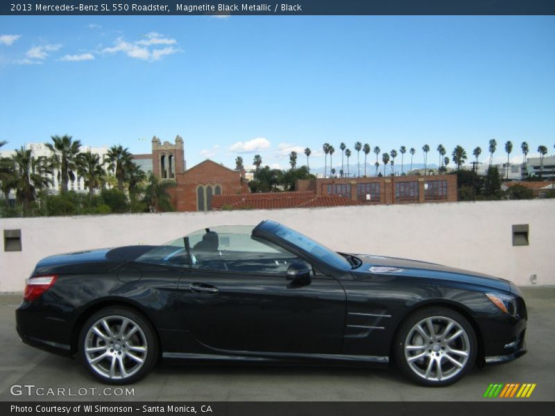 Magnetite Black Metallic / Black 2013 Mercedes-Benz SL 550 Roadster